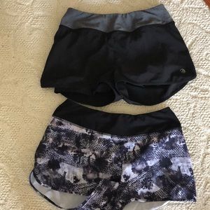 Both size XS authentic women’s shorts